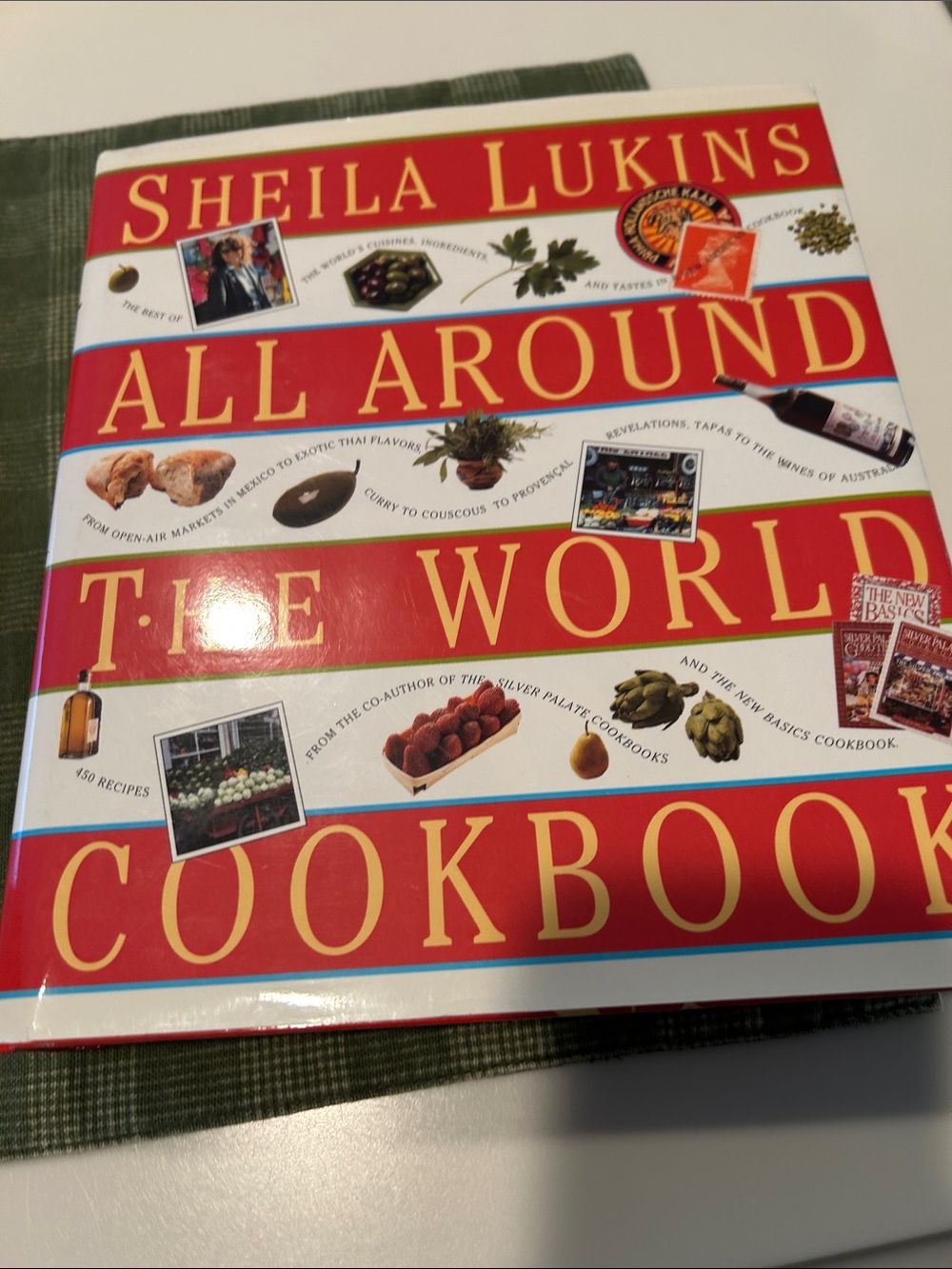 All Around the World Cookbook - Red Cover